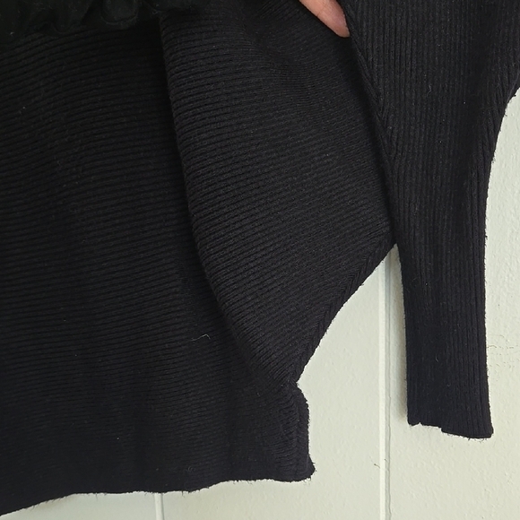 Zara Batwing Knit Sweater Size S - Picture 4 of 7